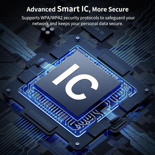 WiFi Extender Signal Booster WiFi Extender AC1200Mbps Dual Band 5.8 GHz/2.4 GHz - Afbeelding 5 van 7