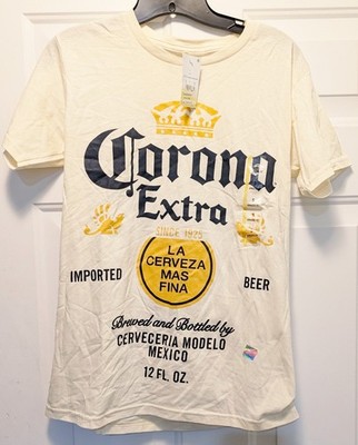 CORONA EXTRA IMPORTED BEER UNISEX ADULT GRAPHIC T SHIRT Small NWT