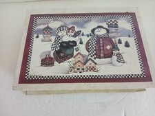 UNIQUE FLIP TOP SEASON DESIGN BOX BY LAURIE K...