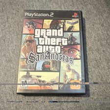 Rockstar Grand Theft Auto: San Andreas Sony PlayStation 2 PS2 Manual Case