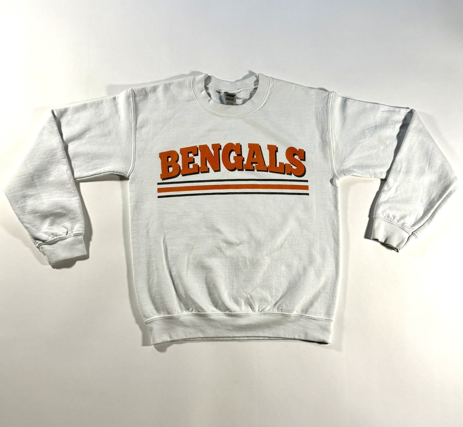 Vintage Cincinnati Bengals NFL White Crewneck Sweater Unisex Small