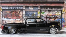 Greenlight 2022 GMC Sierra 3500HD Denali 1/64 CUSTOM "Bagged" On 26s Adjustable