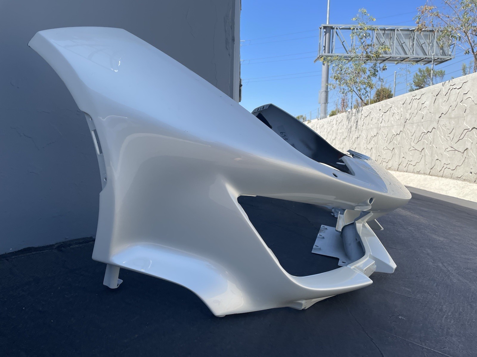 Ferrari 488 pista Front Bumper Carbon Fiber OEM Insurance Quality