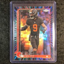 2025 Topps Chrome Football GRANT DELPIT Neon Pulse SP #66