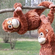 IKEA DJUNGELSKOG Orangutan Soft Toy - Brown 104.028.41 