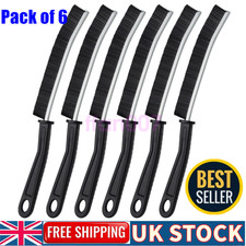 ✅6 Pcs Hard Bristle Crevice Cleaning Brushes - Multifunctional Gap Cleaners - UK