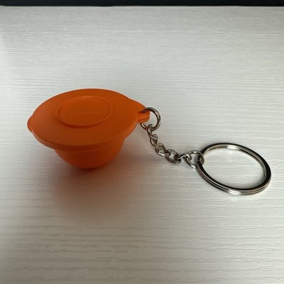 Tupperware Impressions Bowl Keychain Miniature Orange Expressions