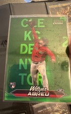 2024 Topps Stadium Club - Wilyer Abreu #56 Chrome Green Refractor (RC) T13