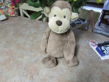 JELLYCAT BASHFUL MONKEY 16"   "PREOWNED  GREAT SHAPE  