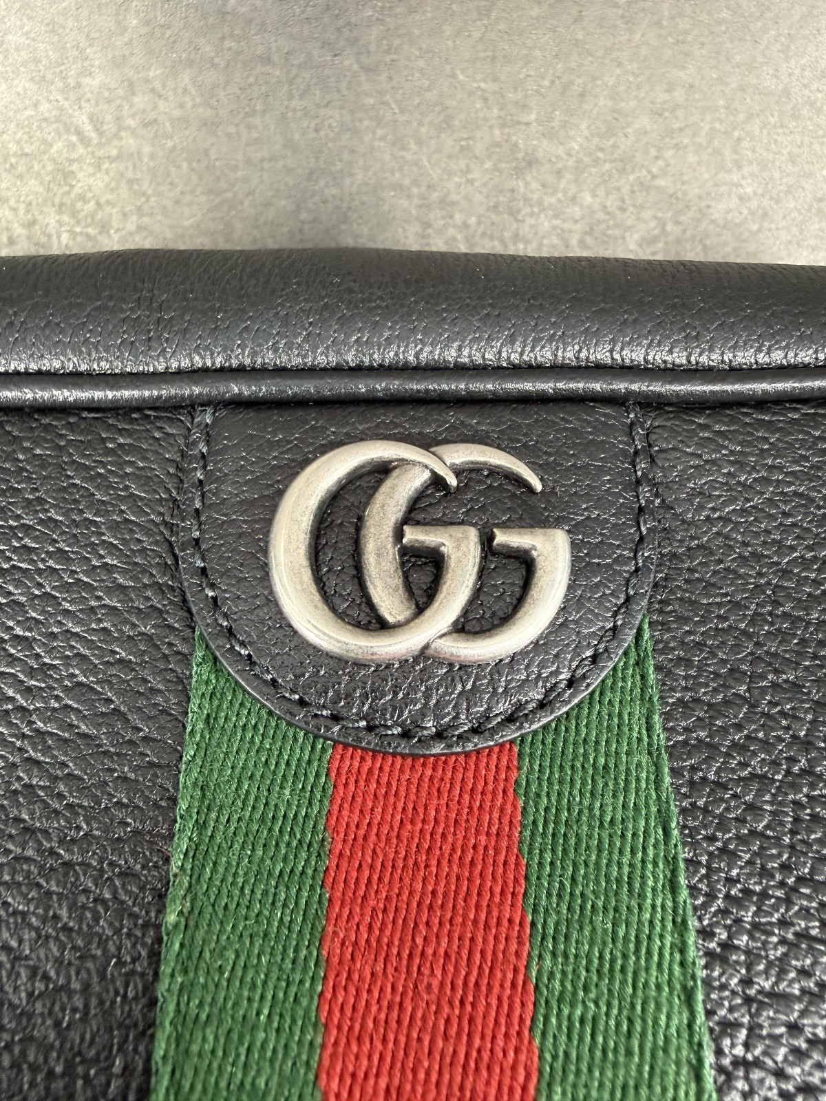 Authentic Gucci Ophidia Medium Black Leather Cros… - image 14