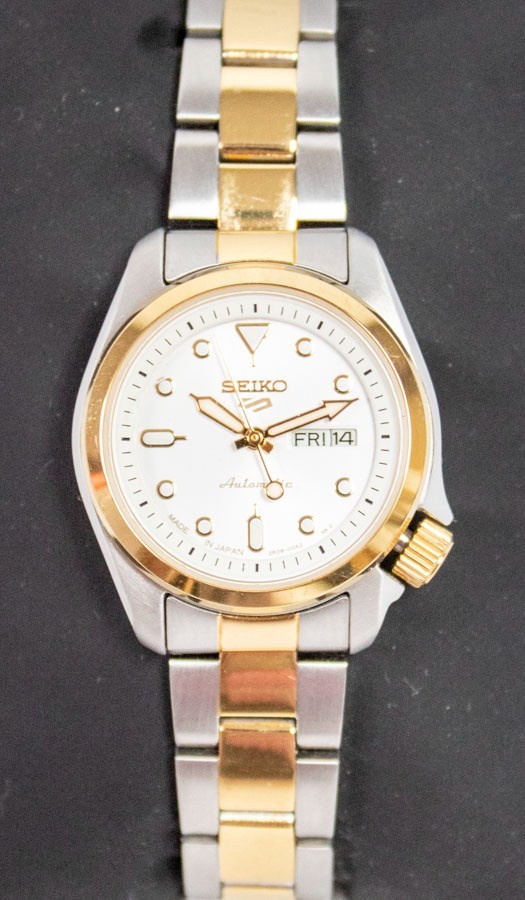 Seiko (SRE004) 5 Sports Collection Ladies SS/ Two Tone Automatic