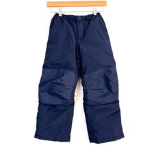 LANDS END Kids The Squall Insulated Iron Knee Zip Ankle Snow Pants Unisex 7
