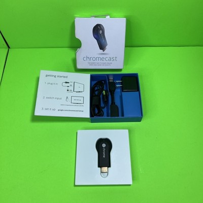 Google Chromecast (1st Gen) Streaming Media Player H2G2 - SAME DAY - WARRANTY