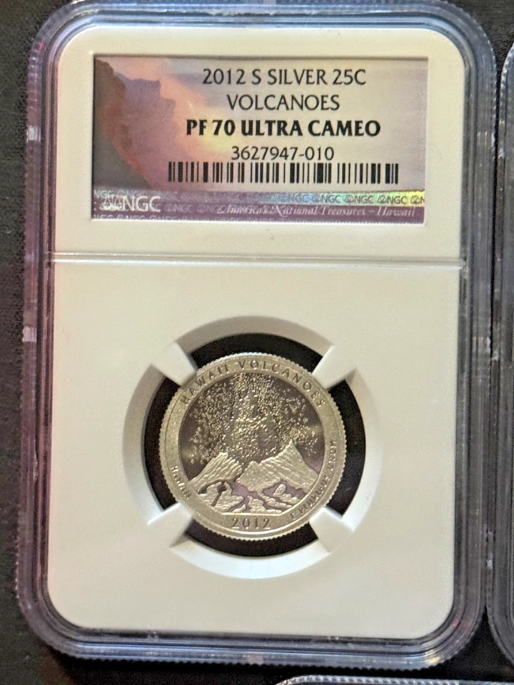 2012 S Proof Silver Proof Quarter Set NGC PF70 Ultra Cameo National Parks ER🔥! - Image 3 of 4