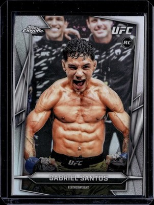 2026 Topps Chrome UFC #4 Gabriel Santos Refractor