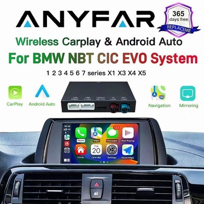 Wireless CarPlay für BMW NBT/CIC/EVO 1 2 3 4 5 7er E70 F10 X1 X3 F25 F26 F4