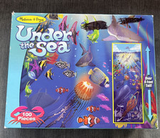 Melissa  Doug Under the Sea 100 Piece Extra Large Floor Puzzle 4 feet Tall