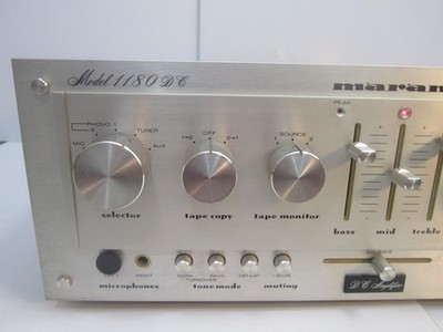Vintage Marantz 1180 DC Stereo Integrated Amplifier 1979 | eBay