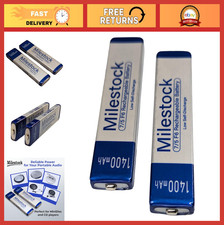 2-Pack Rechargeable Batteries for Sony Walkman Gumstick Models NC-5WM NH-14WM