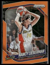 2025 Panini Prizm WNBA #34 Nancy Lieberman Orange Prizms #/99 (i20616)