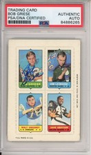 1968 68 Topps Mini Bob Griese Rookie Card RC Signed PSA DNA COA AUTOGRAPH HOF