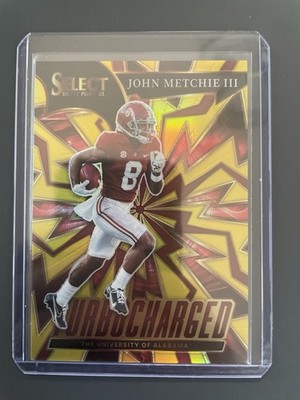 2022 Select DP JOHN METCHIE Gold Turbo Charged Prizm RC #07 /10 No. TJM SSP