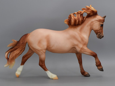Breyer BreyerFest 2022 Rapunzel Special Run Roan Model Horse Pony Fjord BF SR