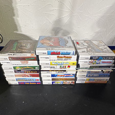 Nintendo DS Game Lot Bundle w/ Cases - Puzzle/Sim/Educational, Rubik's & Petz