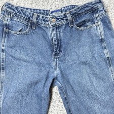 Wrangler Bootcut Jeans Women Size 9/10-34 Blue Stretch Denim Mid Rise 11MWZSW