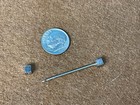 VTG MCM Silver Swank Collar Bar W/Screw End and Pair Of Collar Stays — photo 6