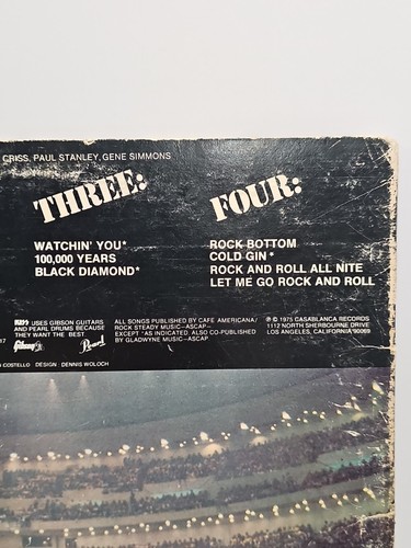 Kiss "Alive" Double LP set Vinyl in Very Good condition 1975 Concert Album - Picture 18 of 19