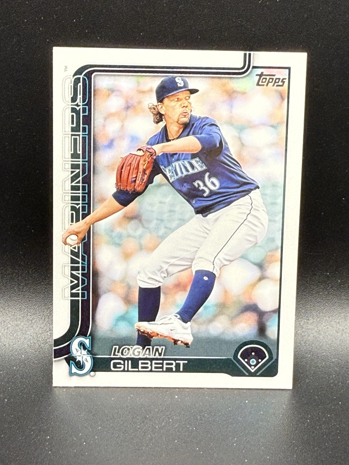 Logan Gilbert 2025 Topps Series 1 #66 Seattle Mariners Baseball