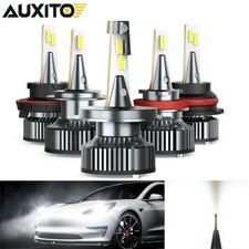 AUXITO LED Headlight Bulb High Low Beam H11 H9 H13 9005 9006 9012 H7 H4 US Stock