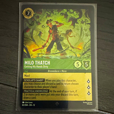 Ravensburger Milo Thatch - Getting His Hands Dirty 82/204 EN 12 FOIL