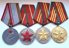 10,15,20 years of impeccable service USSR Soviet russian medals Description