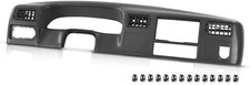 Dash Bezel Radio Cluster Panel Dark Gray For Ford F250 F350 Super Duty 1999-2004
