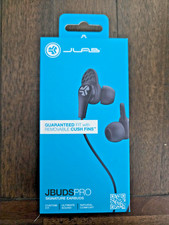 Jbuds Pro Signature Wired Earbuds - Black - JLab - Brand New - Free Shipping