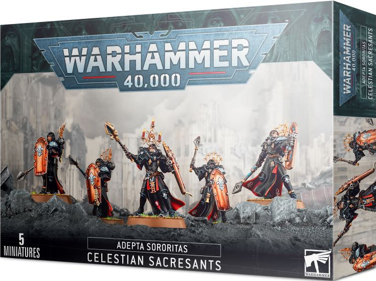 Celestian Sacresants miniatures à peindre pour armée Adepta Sororitas 40k