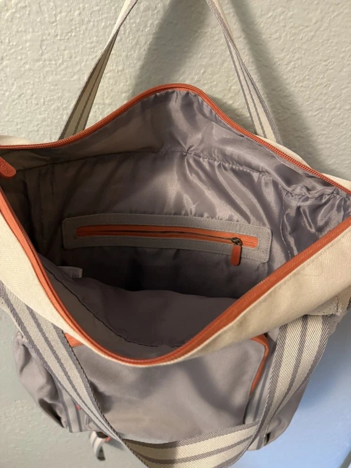 THIRTY-ONE 31 Días Mochila de Visitante Susurro Gris Bloque de Color Bolso de Mano Bolsillos con Cremallera Foto 4 de 4