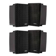 Kicker 46KB6B Black Outdoor Speaker Bundle - 4 Speakers