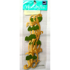 Vine Vines Growing Leaves Yard Garden Jolee's Stickers Die-cut Scrapbook Craft