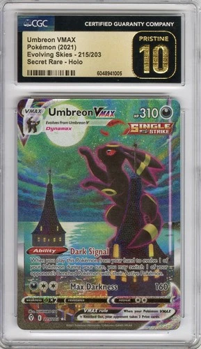 UMBREON VMAX, EVOLVING SKIES (2021), CGC 10 (PRISTINE)