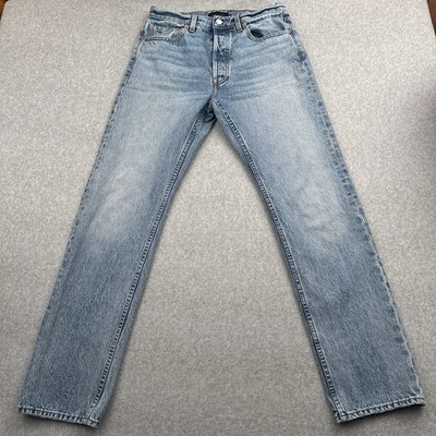 Alex Mill AM Original 5 Pocket Jeans Men's 30x31 Vintage Light Indigo Denim USA