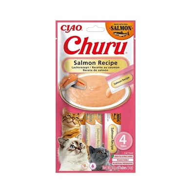 4262365731296 INABA Churu Salmon recipe - Katze behandeln - 4x14g INABA