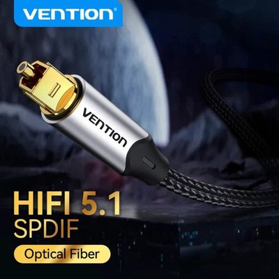 Vention Digital Glasfaserkabel Toslink SPDIF Koaxialkabel für Verstärker P