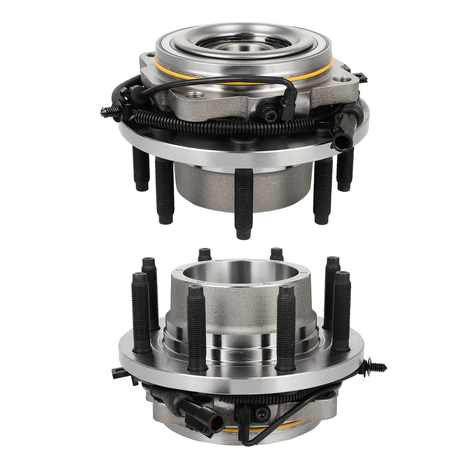 2 Pcs Wheel Hub Bearings For Ford F-250 F-350 Super Duty SRW 2005-10 Front 4WD
