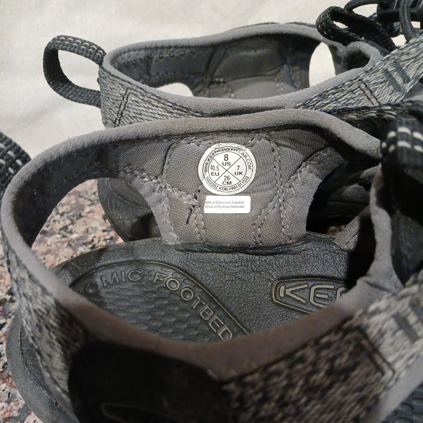 Sandali Keen Newport da uomo per passeggiate escursionismo sport acquatici taglia 8 grigi