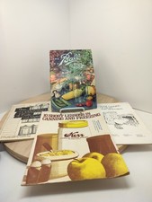4 VTG CANNING BOOKS 43 BALL 67 KERR FRUITS & VEGETABLES HOME CANNING BOOKS