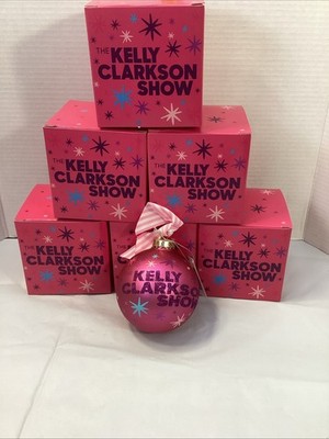 6 Coton Colors KELLY CLARKSON SHOW CHRISTMAS TREE ORNAMENTS NBC By Laura Johnson