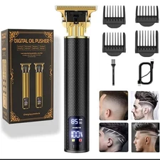 USB Cordless Electric Hair Trimmer Baldheaded Hair Clipper Cutting Machine Kit